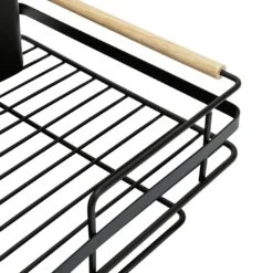 Habitat Wire Dishdrainer - Wood And Black 8 Habitat Wire Dishdrainer - Wood And Black -Home Furnishings Store 8092010 R Z006A
