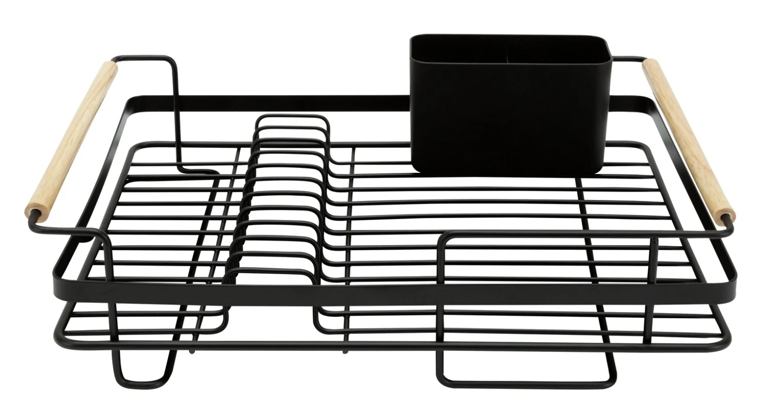Habitat Wire Dishdrainer - Wood And Black 3 Habitat Wire Dishdrainer - Wood And Black