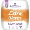 Slumberdown Extra Warm 15 Tog Duvet - Single -Home Furnishings Store 8268260 R Z001A