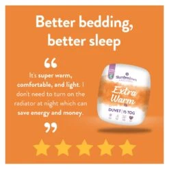 Slumberdown Extra Warm 15 Tog Duvet - Single -Home Furnishings Store 8268260 R Z002A