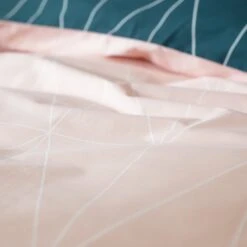 Habitat Geo Teal & Blush Reversible Bedding Set - Single -Home Furnishings Store 8299947 R Z005A