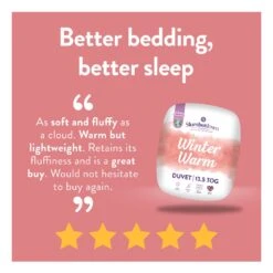 Slumberdown Winter Warm 13.5 Tog Duvet - Single 13 Slumberdown Winter Warm 13.5 Tog Duvet - Single -Home Furnishings Store 8353144 R Z002A