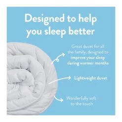 Slumberdown Summer Cool 4.5 Tog Duvet - Single 14 Slumberdown Summer Cool 4.5 Tog Duvet - Single -Home Furnishings Store 8356756 R Z003A