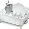 Simplehuman Compact Dish Rack - White 2 Simplehuman Compact Dish Rack - White -Home Furnishings Store 8428086 R Z001A