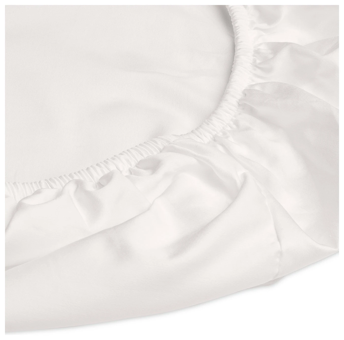 Habitat Egyptian Cotton 400TC Cream Fitted Sheet - Single 5 Habitat Egyptian Cotton 400TC Cream Fitted Sheet - Single - Image 3