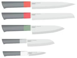 Joseph Joseph Duo 5 Piece Knife Block Set - Multicoloured -Home Furnishings Store 8490454 R Z002A