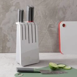 Joseph Joseph Duo 5 Piece Knife Block Set - Multicoloured -Home Furnishings Store 8490454 R Z002C