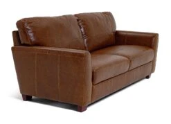 Habitat Milford Leather 4 Seater Sofa - Tan -Home Furnishings Store 8591250 R Z004A