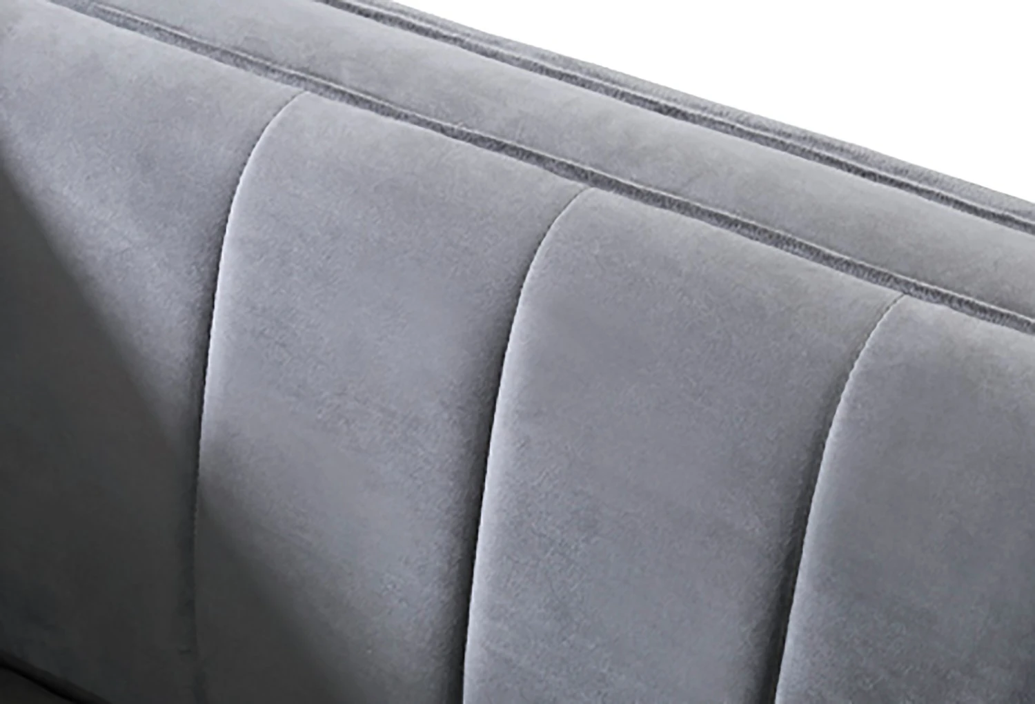 Habitat Vanessa Velvet Armchair - Grey 7 Habitat Vanessa Velvet Armchair - Grey - Image 5