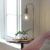 Habitat Rayner Steel LED Table Lamp - Brass -Home Furnishings Store 8651248 R Z001A