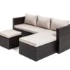 Habitat 4 Seater Rattan Effect Garden Sofa Set - Brown -Home Furnishings Store 8735645 R Z001A