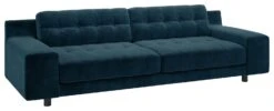 Habitat Hendricks Velvet 4 Seater Sofa - Ink Blue 15 Habitat Hendricks Velvet 4 Seater Sofa - Ink Blue -Home Furnishings Store 8739225 R Z008A