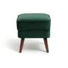 Habitat Callie Velvet Footstool - Forest Green -Home Furnishings Store 8771441 R Z001A