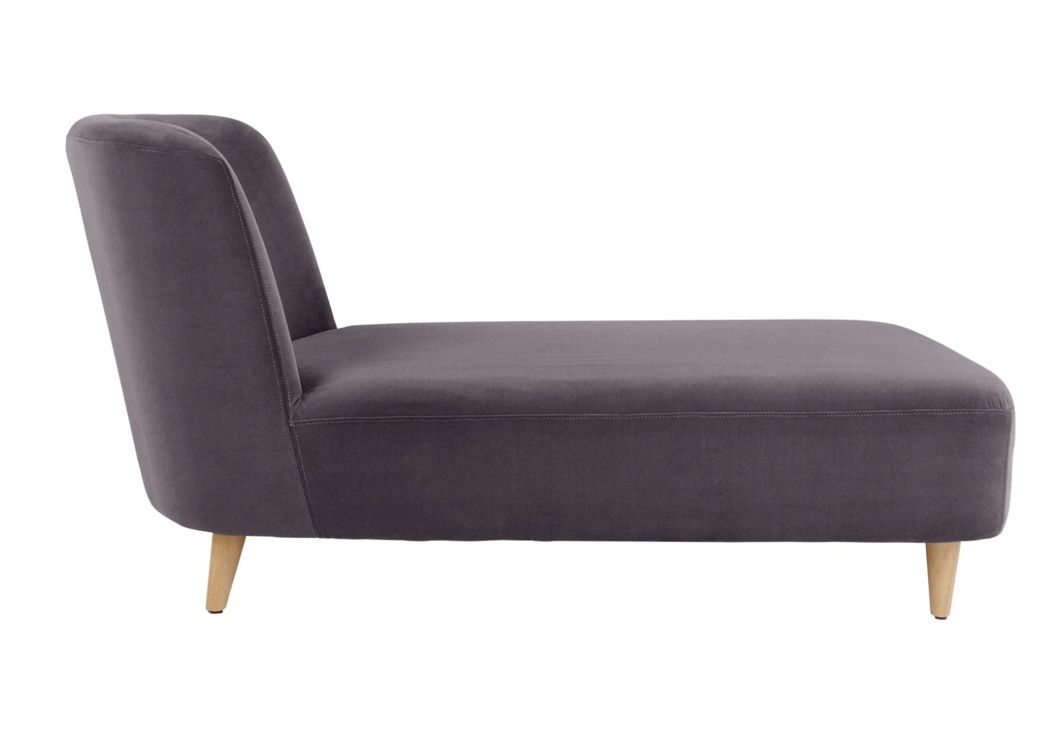 Habitat Daisy Velvet Corner Chaise Sofa - Grey 5 Habitat Daisy Velvet Corner Chaise Sofa - Grey - Image 3