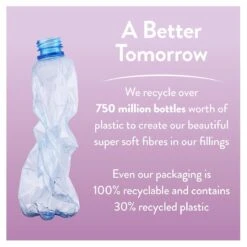 Slumberdown Full And Bouncy 10.5 Tog Duvet - Single -Home Furnishings Store 8800927 R Z009A