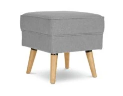 Habitat Callie Fabric Footstool - Light Grey -Home Furnishings Store 8817116 R Z002A
