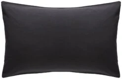 Habitat Stonewashed Cotton Plain Charcoal Bedding Set-Double -Home Furnishings Store 8829427 R Z004A