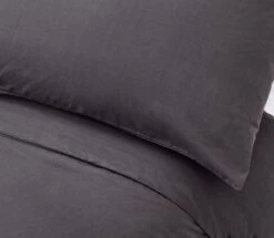 Habitat Cotton Rich Plain Charcoal Bedding Set - Single 7 Habitat Cotton Rich Plain Charcoal Bedding Set - Single -Home Furnishings Store 8834182 R Z003A