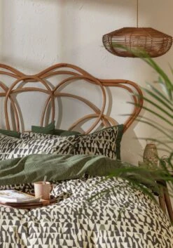 Habitat Asri Rattan Headboard - Double -Home Furnishings Store 8837598 R Z019A