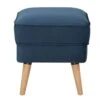 Habitat Callie Velvet Footstool - Petrol Blue -Home Furnishings Store 8864475 R Z001A