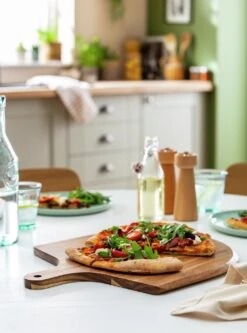 Habitat Industrial Wooden Pizza Board And Cutter Set -Home Furnishings Store 8885643 R Z001C