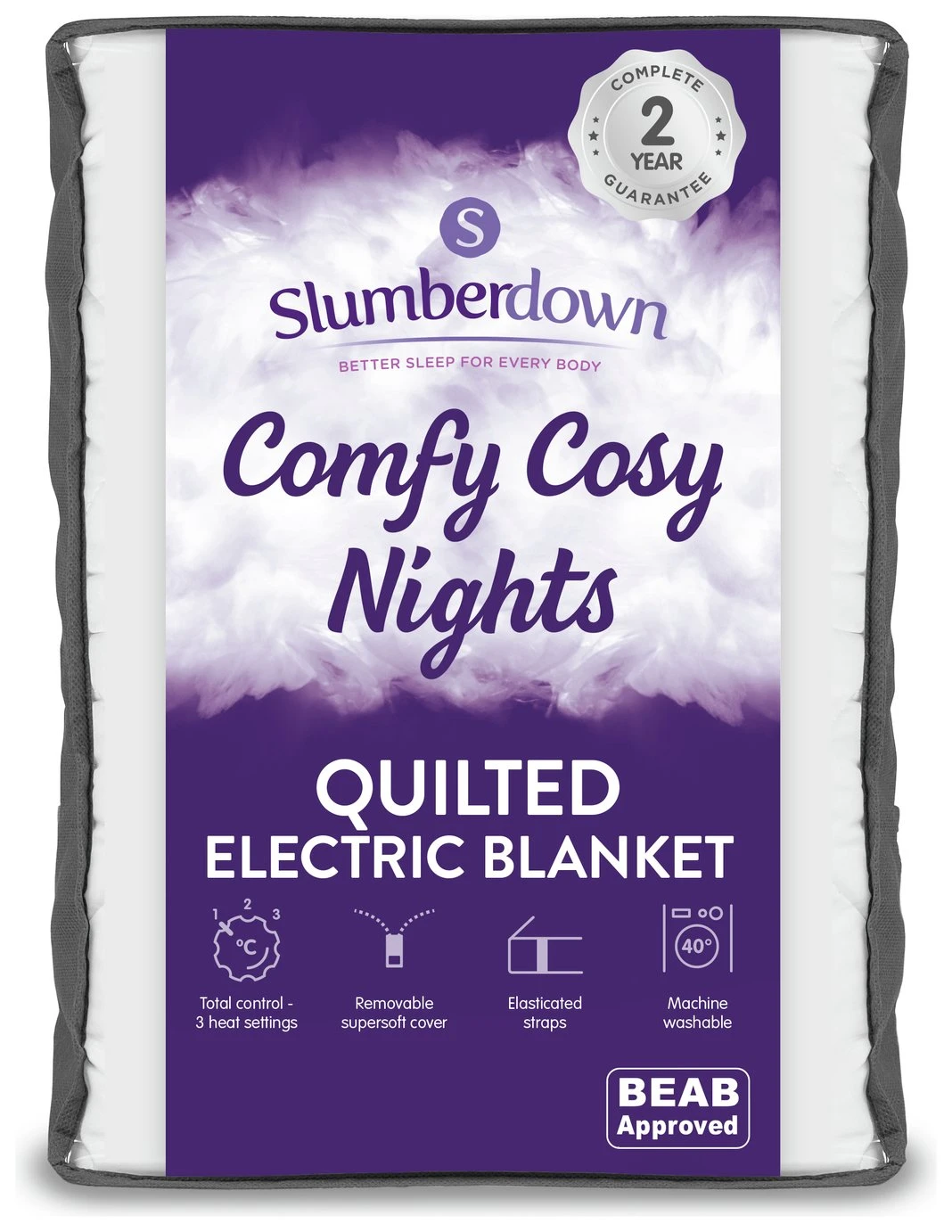 Slumberdown Warm And Cosy Electric Underblanket - Single 3 Slumberdown Warm And Cosy Electric Underblanket - Single