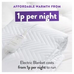 Slumberdown Warm And Cosy Electric Underblanket - Single 18 Slumberdown Warm And Cosy Electric Underblanket - Single -Home Furnishings Store 8888602 R Z005A