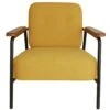 Habitat Cooper Fabric Armchair - Yellow -Home Furnishings Store 8899244 R Z001A