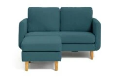 Habitat Remi Fabric 2 Seater Chaise Sofa In A Box - Teal -Home Furnishings Store 8904665 R Z005A