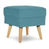 Habitat Callie Fabric Footstool - Teal -Home Furnishings Store 8905327 R Z001A