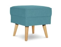 Habitat Callie Fabric Footstool - Teal -Home Furnishings Store 8905327 R Z002A