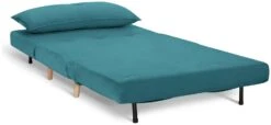 Habitat Roma Small Double Velvet Chairbed - Teal -Home Furnishings Store 8921758 R Z002A