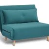 Habitat Roma Small Double Velvet Chairbed - Teal 2 Habitat Roma Small Double Velvet Chairbed - Teal -Home Furnishings Store 8921758 R Z006A