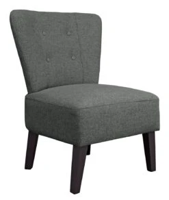 Habitat Delilah Fabric Cocktail Chair - Charcoal -Home Furnishings Store 8937773 R Z004A