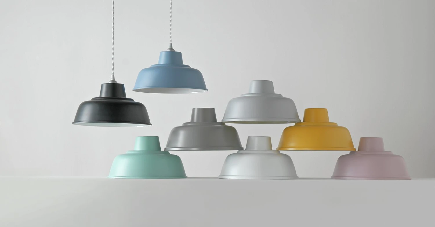 Habitat Core Metal Pendant Shade - Flint Grey 7 Habitat Core Metal Pendant Shade - Flint Grey - Image 5