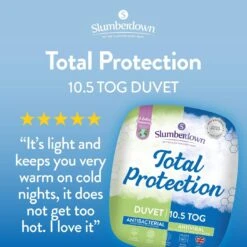 Slumberdown Total Protection 10.5 Tog Duvet - Double -Home Furnishings Store 8943365 R Z002A