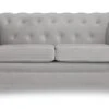Habitat Chesterfield Velvet 2 Seater Sofa - Light Grey 2 Habitat Chesterfield Velvet 2 Seater Sofa - Light Grey -Home Furnishings Store 8954914 R Z001A