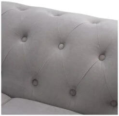 Habitat Chesterfield Velvet 2 Seater Sofa - Light Grey 19 Habitat Chesterfield Velvet 2 Seater Sofa - Light Grey -Home Furnishings Store 8954914 R Z005A