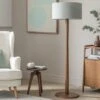 Habitat Pole Floor Lamp Base - Walnut -Home Furnishings Store 8977568 R Z001A