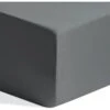 Habitat Egyptian Cotton 400TC Slate Grey Fitted Sheet-Double -Home Furnishings Store 8997081 R Z001A