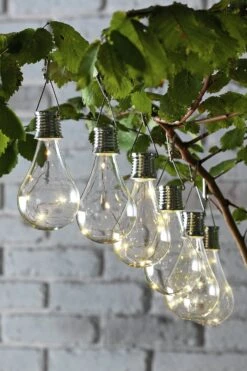 Garden By Sainsbury's Set Of 6 Solar Lightbulb Lanterns -Home Furnishings Store 9094873 R Z003C