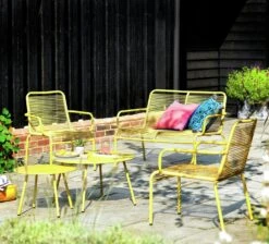 Habitat Ipanema 4 Seater Metal Garden Sofa Set - Grey -Home Furnishings Store 9114588 R Z001C