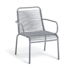 Habitat Ipanema 4 Seater Metal Garden Sofa Set - Grey -Home Furnishings Store 9114588 R Z003A