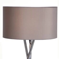 Habitat Tripod Floor Lamp - Grey And Chrome 17 Habitat Tripod Floor Lamp - Grey And Chrome -Home Furnishings Store 9132742 R Z006A