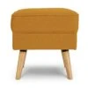 Habitat Callie Fabric Footstool - Mustard Yellow -Home Furnishings Store 9153374 R Z001A