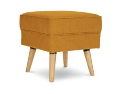 Habitat Callie Fabric Footstool - Mustard Yellow -Home Furnishings Store 9153374 R Z002A