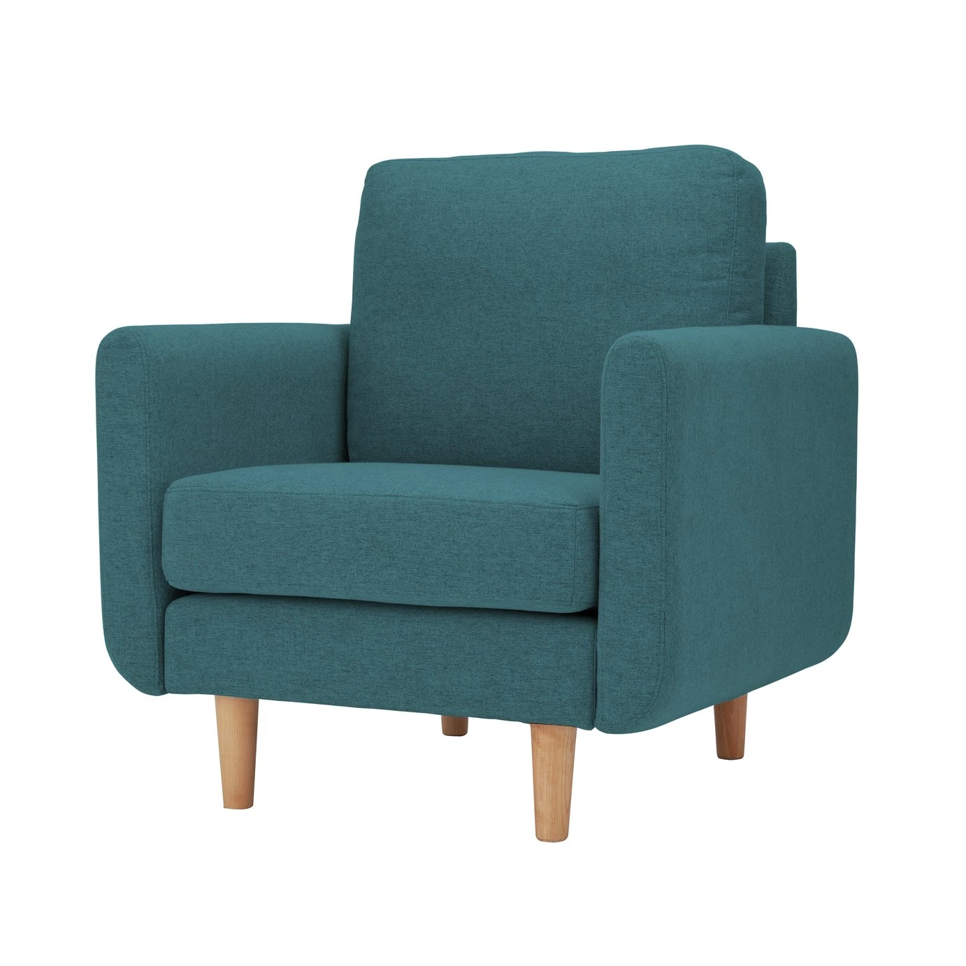 Habitat Remi Fabric Armchair In A Box -Teal 5 Habitat Remi Fabric Armchair In A Box -Teal - Image 3