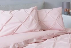 Habitat Hadley Pintuck Blush Pink Bedding Set - Double -Home Furnishings Store 9161397 R Z004A