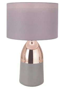 Habitat Pluto Touch Table Lamp - Copper & Grey -Home Furnishings Store 9179846 R Z005A