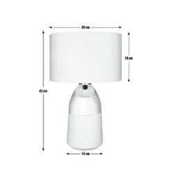 Habitat Pluto Touch Table Lamp - Copper & Grey -Home Furnishings Store 9179846 R Z020A